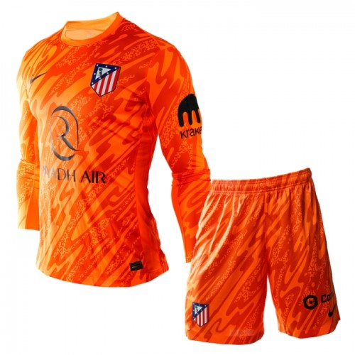 Günstige Fußballtrikots Atlético Madrid Torwart Kinder Fourth trikot 2024-25 Langarm Günstige Fußballtrikots Atlético Madrid Torwart Kinder Fourth trikot 2024-25 Langarm